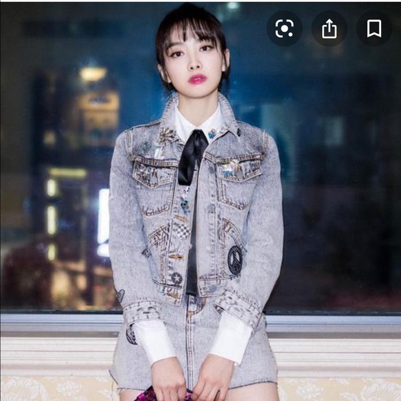 MarcJacobsRunway Paradise-Embellished Denim jacket - Picture 2 of 9